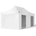 TOOLPORT 3x6m Aluminium Faltpavillon, inkl. 4 Seitenteile, weiß - (578688)