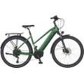 E-Bike PROPHETE "Entdecker 4.9" Gr. 50, schwarz (grün), E-Bikes, 50cm, 28 Zoll (71,12cm), Pedelec, Elektrofahrrad für Herren