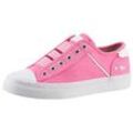 Slip-On Sneaker MUSTANG SHOES "Schlupfschuh, Freizeitschuh" Gr. 44, pink Damen Schuhe Slipper, Schlupfschuh, Freizeitschuh mit praktischem Gummizug