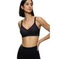 Sport-BH TRIACTION BY TRIUMPH "Triaction Free Motion N EX" Gr. 90, Cup E, schwarz (schwarz, pink) Damen BHs Cup B-F, ohne Bügel, für starke Belastung, Basic Dessous