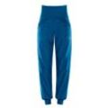 Sporthose WINSHAPE "Functional Comfort Leisure Time Trousers LEI101C", Damen, Gr. M, Normalgrößen, grün (teal grün), 85% Polyester, 15% Elasthan, Hosen, High Waist