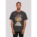 T-Shirt F4NT4STIC "Star Wars Guerra Di Stelle" Gr. 5XL, schwarz, Herren, Obermaterial: 100% Baumwolle, Shirts, Premium Qualität