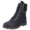 Winterstiefelette RIEKER Gr. 36, schwarz Damen Schuhe Schnürboots, Winterboots mit wasserabweisender riekerTEX-Membran