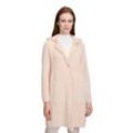 Strickjacke CARTOON "Cartoon Strick-Cardigan mit Reverskragen" Gr. 34, beige (sheer bliss), Damen, Obermaterial: 75% Polyamid, 25% Polyester., Strickjacken, Fransen