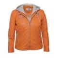 Maze Lederjacke Damen, orange