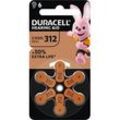 6 DURACELL Knopfzellen 312 AC 1,45 V