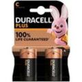 2 DURACELL Batterien PLUS Baby C 1,5 V