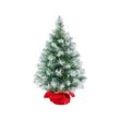 Weihnachtsbaum 60 cm Tannenbaum mit 67 Spitzen Schnellaufbau inkl. Christbaum-Ständer für Tisch, Büro - Yaheetech