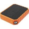 Xtorm by A-Solar Rugged 10000 Powerbank 10000 mAh Quick Charge 3.0, USB PD LiPo USB-A, USB-C® Orange, Schwarz Outdoor, Taschenlampe, Statusanzeige