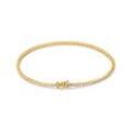 585 Gold-Armband mit 81 Brillanten - Gold - Gr.: 17