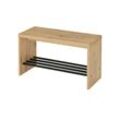 Garderobenbank Syros - holzfarben - 70 cm - 40 cm - cm 30,0 - Sconto