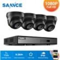 Système de sécurité vidéo pour la maison 1080P avec dvr 1080N 4 canaux avec 4 caméras Style a – Sans disque dur - Sannce