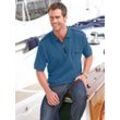 Poloshirt CATAMARAN "Kurzarm-Poloshirt" Gr. 48/50, blau (jeansblau), Herren, 100% Baumwolle, unifarben, Shirts