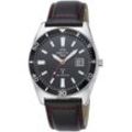 Funkuhr MASTER TIME "Super Power Sporty, MTGA-10860-21L" Armbanduhren schwarz (schwarz, rot) Herren Armbanduhr, Quarzuhr, Herrenuhr, Datum, Leuchtzeiger