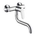 Küchen Armatur Focus M41 1jet 31825000 chrom, Wandmontage, schwenkbarer Auslauf - Hansgrohe