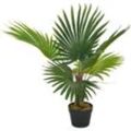 Vidaxl - Künstliche Pflanze Palme mit Topf Grün 70 cm