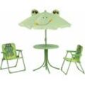 Siena Garden Kinderset Froggy Sitzgruppe Kinderstuhl Kindertisch Kindermöbel