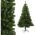 Trade-Shop Weihnachtsbaum Tannenbaum (pvc, stabiler Standfuß), Grün, 60cm