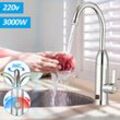 Vingo - Elektrische Wasserhahn Armatur 3000W Sofortiger Warm KüChenarmatur Elektrischer Heizung Wasserhähnen, Mischbatterie mit Durchlauferhitzer