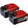 Original Einhell Akku PXC-Twinpack 5,2 Ah Power X-Change (Li-Ion, 18 v, 2x 5,2 Ah-Akkus, universell für alle PXC-Geräte, proaktives