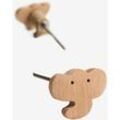 Sklum - 2er Set Griffe Zoo Kids Elefant