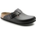 Clog Boston Super Grip, Naturleder, schwarz, Weite normal, Größe 40 - Birkenstock