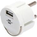 brennenstuhl USB-A 12W Power Adapter Ladeadapter weiß, 12 Watt