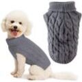 Memkey - Hundepullover, Hundepullover, mittelgroßer Hundepullover, Winter-Hundepullover, für Haustiere, Mäntel für kaltes Wetter, modische Kleidung,