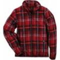 Elutex Fleece-Hemdjacke Dolomit Gr. s rot/kariert