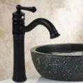 Tigrezy - Schwarzer Waschbecken-Wasserhahn, Waschbecken-Wasserhahn, Badezimmer-Wasserhahn, Dusch-Wasserhahn, Mischbatterie, Waschbecken-Wasserhahn,