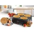 Crepeseisen Crêpe & Pancake Maker, 4 Party Gesichter Ø11cm, 27x27cm - 600 Watt