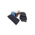 Pack Hammam Body-Pflege: 5 kessa Handschuhe + 1 kg schwarz Seife + 1kg mit Eukalyptus + 1kg ghassoul weiß lehm 2