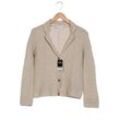 Oui Damen Strickjacke, beige, Gr. 36