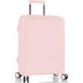 Hartschalen-Trolley HEYS "AirLite, 53 cm" Gr. B/H/T: 41cm x 53cm x 22cm 47 l, rosa (blush) Koffer Heys x Joachim Llambi Hartschalen-Koffer TSA Schloss