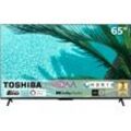 TOSHIBA LED-Fernseher, E (A-G), schwarz, 65, Fernseher, Topseller