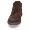 Schnürboots CAMEL ACTIVE Gr. 40, braun (schoko), Herren, Leder, Schuhe, Freizeitstiefel, Winterstiefel, Schnürstiefel mit Profillaufsohle