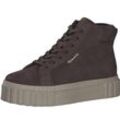 Sneaker TAMARIS Gr. 39, braun (dunkelbraun) Damen Schuhe mit gepolstertem Schaftrand