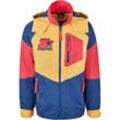 Anorak STARTER BLACK LABEL "Starter Black Label Herren Starter Multicolored Logo Jacket", Herren, Gr. S, bunt (rot, blau, gelb), 100% Polyester, mehrfarbig, casual, normal, ohne Ausschnitt, Langarm, Jacken