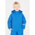 Schneeoverall ZIGZAG "Vally" Gr. 104, EURO-Größen, blau (neonblau) Kinder Overalls mit wasser- und winddichter TPU-Membran