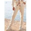 Sweatpants VIVANCE Gr. 32/34, N-Gr, beige (creme) Damen Hosen Relaxhose, Loungehose mit aufgesetzten Taschen, Loungewear