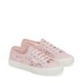 Sneaker SUPERGA "2750 MACRAME" Gr. 36, rosa, Textil, Schuhe, mit transparenter Spitze