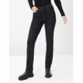 Brax Damen Five-Pocket-Hose Style CAROLA, Dunkelgrau, Gr. 34