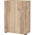 Aktenschrank INOSIGN "Agapi" Schränke Gr. B/H/T: 65cm x 88,5cm x 35cm, eiche grand natural, 2 St., braun (eiche grand natural) Breite 65 cm.