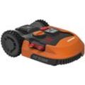 Rasenmähroboter WORX "Landroid L2000", orange (baumarkt), Rasenmähroboter, 2000m², 20V/5Ah, 22cm/30-60mm, WiFi/Bluetooth, Cut to edge, PowerShare