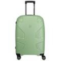 Hartschalen-Trolley IMPACKT "IP1, verschiedene Größen und Farben" Gr. B/H/T: 45cm x 67cm x 28cm 73 l, grün (spring grün) Koffer Hartschalen-Koffer vegan Reisegepäck USB-Port TSA Zahlenschloss