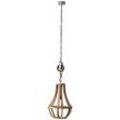 Pendelleuchte BRILLIANT "Church" Lampen Gr. Ø 43cm H: 190cm, braun (holz hell) 43cm holz hell