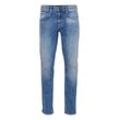 5-Pocket-Hose BLEND "5-Pocket-Jeans BHBlizzard" Gr. 27, Länge 30, blau (denim middle blau) Herren Hosen