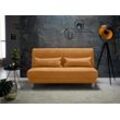 Schlafsofa INOSIGN "Gina", orange (mango), B:160cm H:86cm T:195cm, Sofas, mit einem Handgriff vom Sofa zum Bett