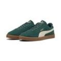 Sneaker PUMA "PUMA Club II Era Sneakers aus Wildleder Erwachsene" Gr. 40.5, schwarz myrtle alpine snow gum grün weiß beige Schuhe