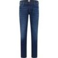 Straight-Jeans MUSTANG "Style Michigan Straight", Herren, Gr. 33, Länge 36, blau (983 dunkelblau), Denim/Jeans, 99% Baumwolle, 1% Elasthan, straight fit, Jeans